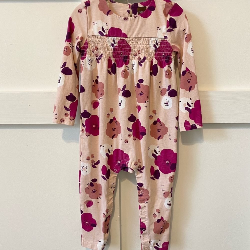 Tea Collection Floral Romper